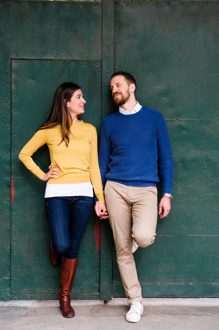 Couple on an engagement shoot in Shanghai